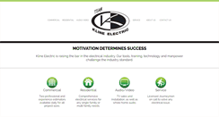Desktop Screenshot of klineelectric.com